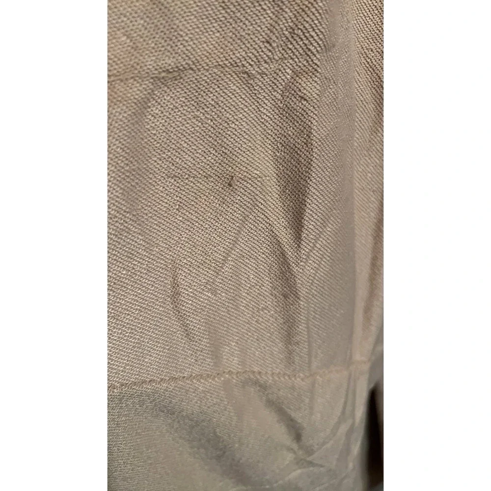 Beige Cargo Pants with Buttoned Pockets